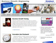 Tablet Screenshot of mindsheet.com